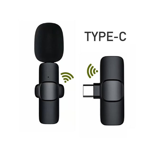 Microfone sem fio de Lapela Wireless iPhone iPad e Android